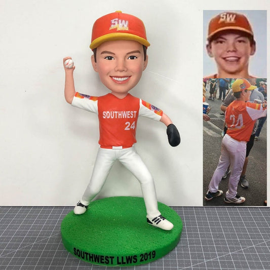 Custom Bobblehead Personalized Bobblehead Personalized Baseball Player Bobblehead