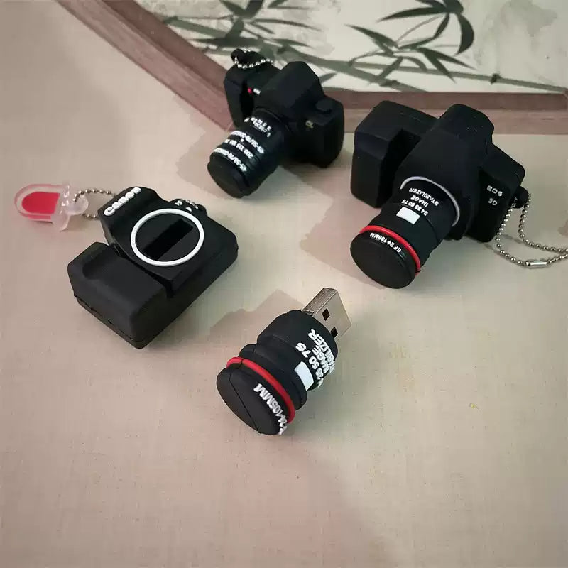 Camera USB flash drive creative cartoon photography mobile phone computer lettering custom LOGO gift mold USB flash drive