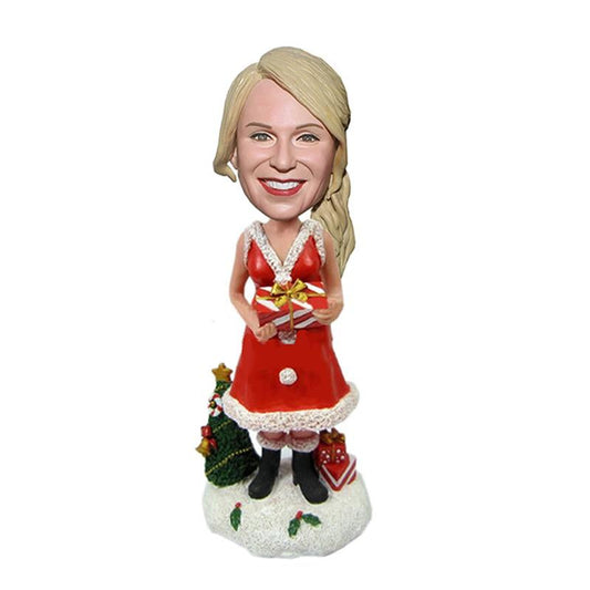 Custom Christmas Bobble Head Doll Make Your Own