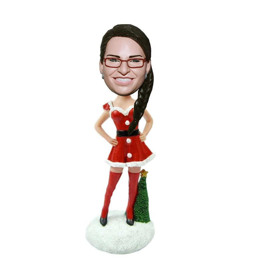 Custom Christmas Bobble Head Doll That Look Like You