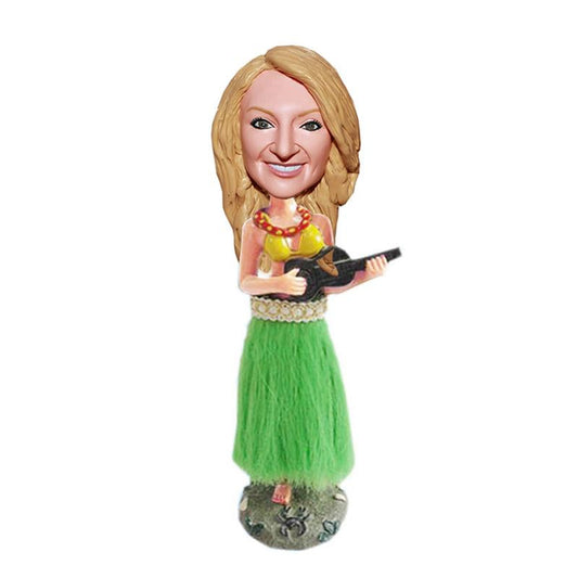Custom Bobbleheads Hula Girl Dancing That Look Like You