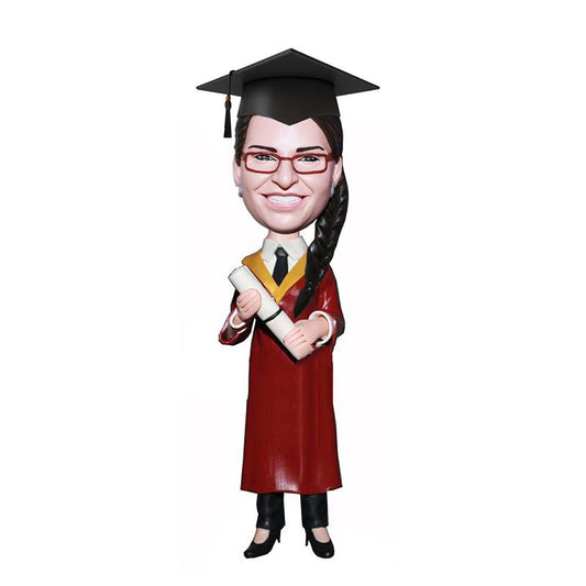 Custom Bobblehead Graduation Figurine