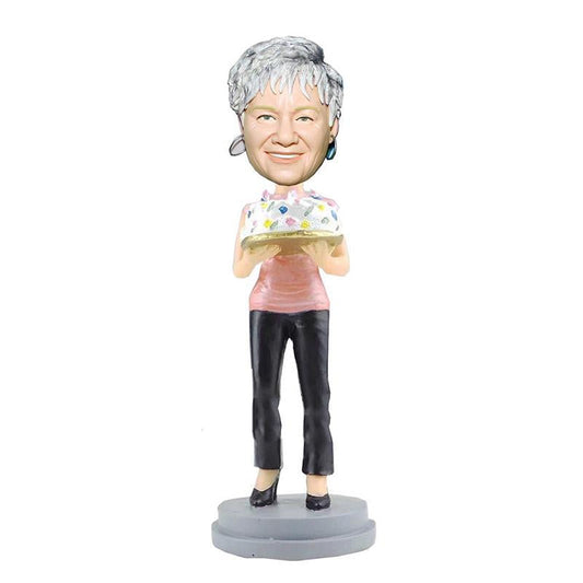Custom Birthday Cake Bobblehead