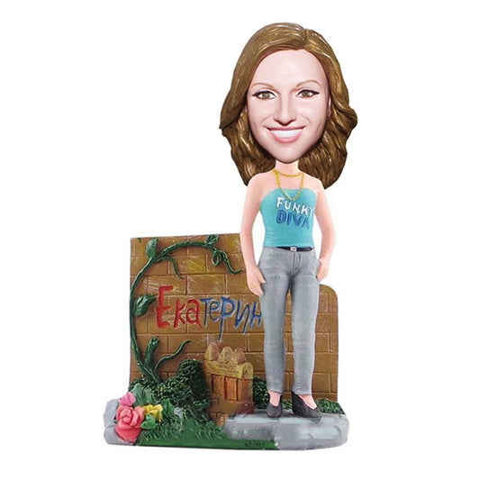 Custom Birthday Bobblehead Sexy Girl