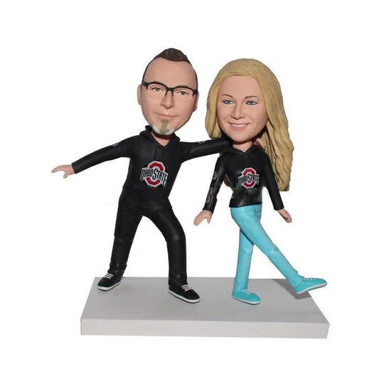 Personalized Bobblehead Couple From Photo