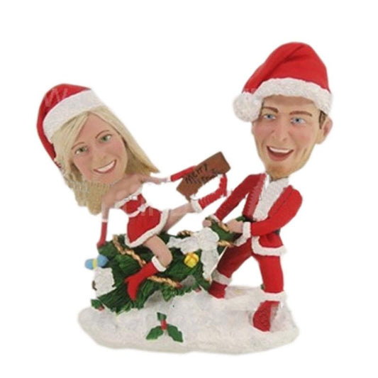 Custom Bobblehead Couple Christmas Bobble Heads Doll