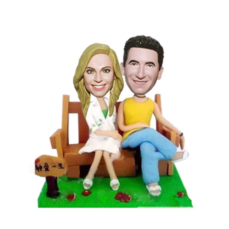 Cheap Custom Made Couple Bobble heads