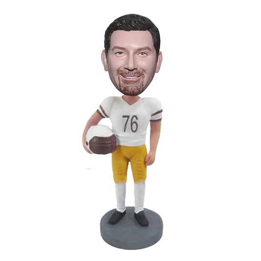 Custom American Football Player Bobblehead Of Yourself