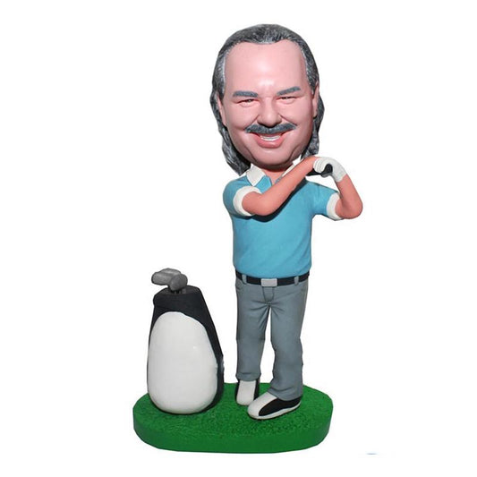 Custom Golfer Bobblehead Birthday Gifts