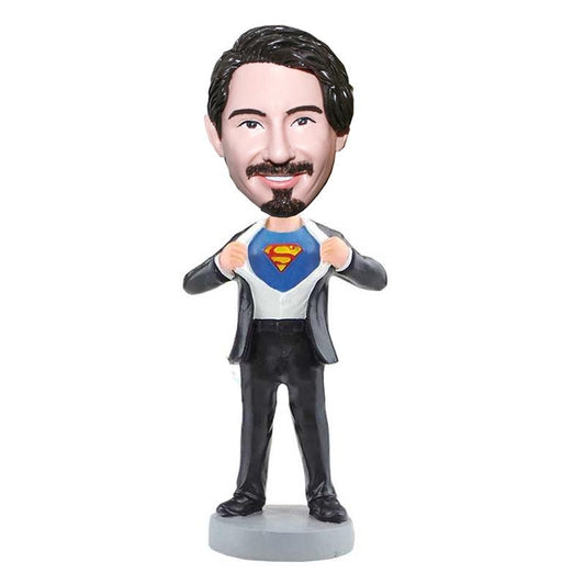 Personalized Superman Bobblehead From Photo