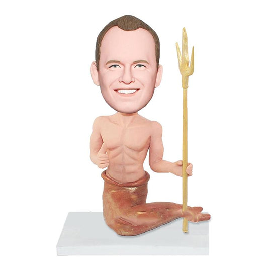 Custom Merman Trident Bobble Heads