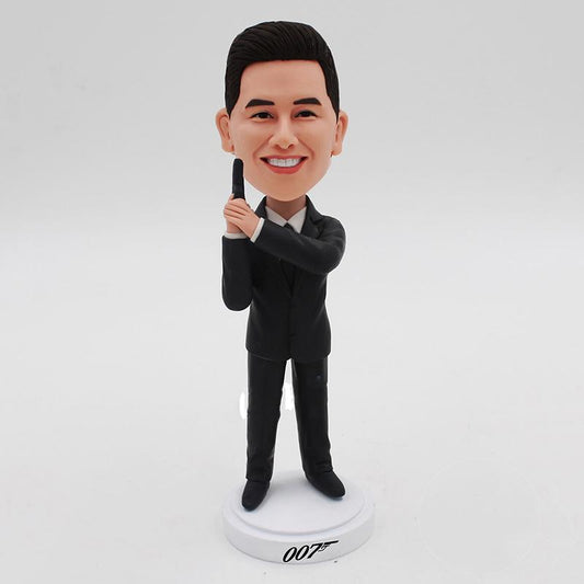 Custom Bobbleheads Secret Service 007