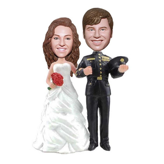 Custom Policemen Wedding Bobble head