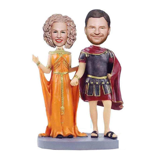 Custom king And Queen Of Bobbleheads