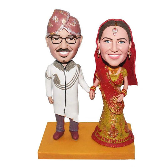 Custom India Wedding Bobble Head