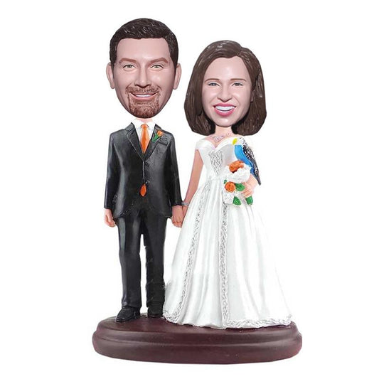 Custom Bobblehead Cake Toppers For Wedding Gifts