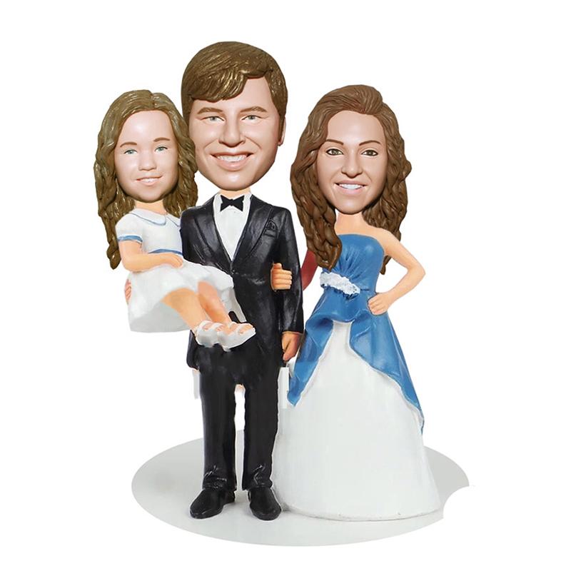 Custom Baby Bobblehead Wedding Topper
