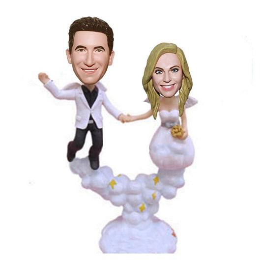 Custom Angel Wings Wedding Baoobe Heads Dolls