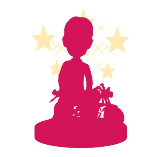 Fully Customizable 1 Person and 1 Vehicle Custom Bobblehead