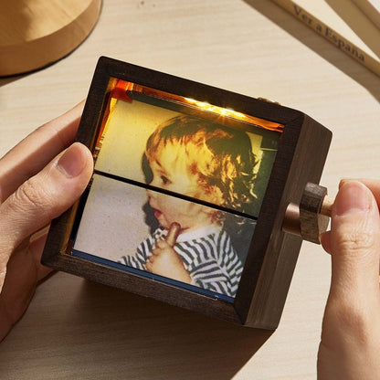 Unique weddings Gifts - Custom Photo Flipbook Animation Machine with Hand Crank & Light