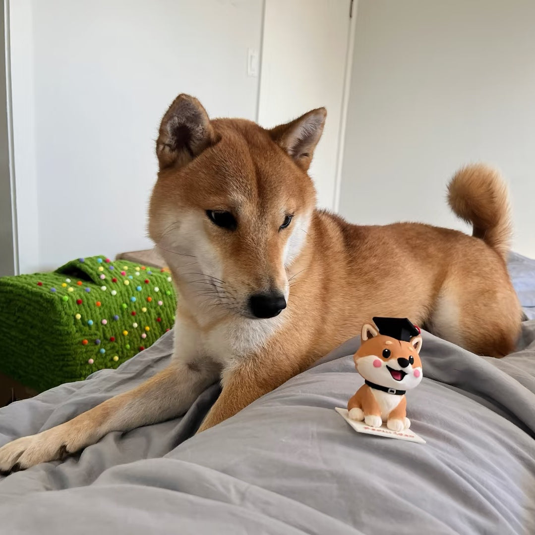 Custom 3D Pet Keychain/Figurine from Your Photo – Personalized Mini Pet Figurine Gift