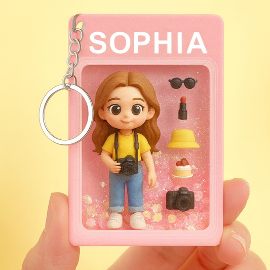 Custom Character Acrylic Keychain & 3D Clay Figurine – Personalized Gift for Kids & Fans