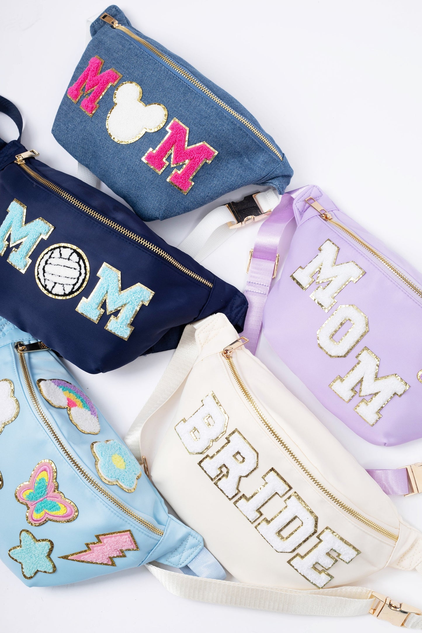 Custom Embroidered Fanny Pack - Adjustable Waist Bag - Personalized Bachelorette Gift - Bridesmaid Proposal - Festival Essentials - Travel & Gym Accessory