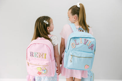Personalized Kids Backpack - Customizable Patch School Bag - Fun & Durable Bookbag for Boys & Girls