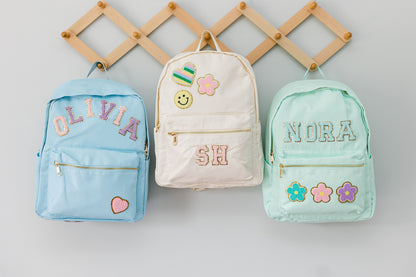 Customizable Patch Backpack – The Perfect Personalized School Bag for Kids!