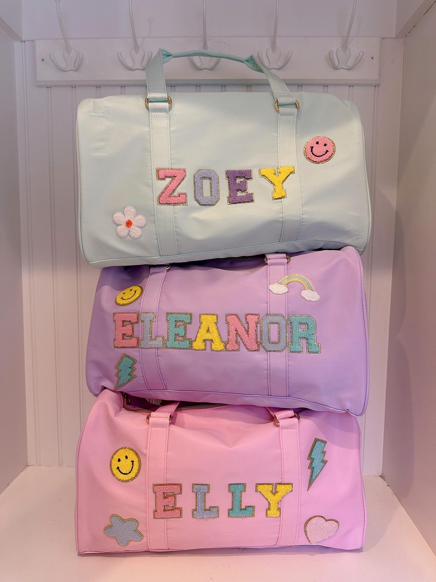 Monogrammed Ballet Dance Bag – Custom Name Duffle for Girls – Cheer, Gymnastics & Dance Class Essentials