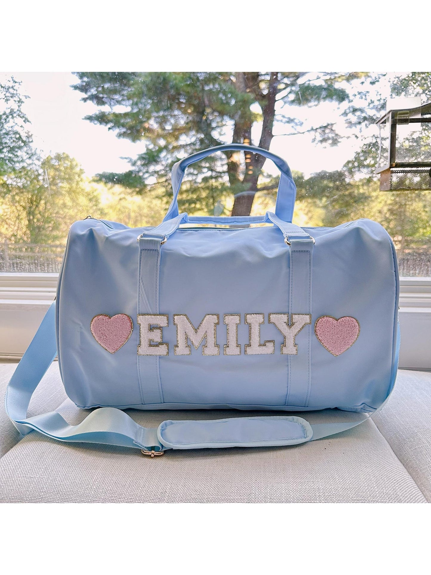 Monogrammed Ballet Dance Bag – Custom Name Duffle for Girls – Cheer, Gymnastics & Dance Class Essentials