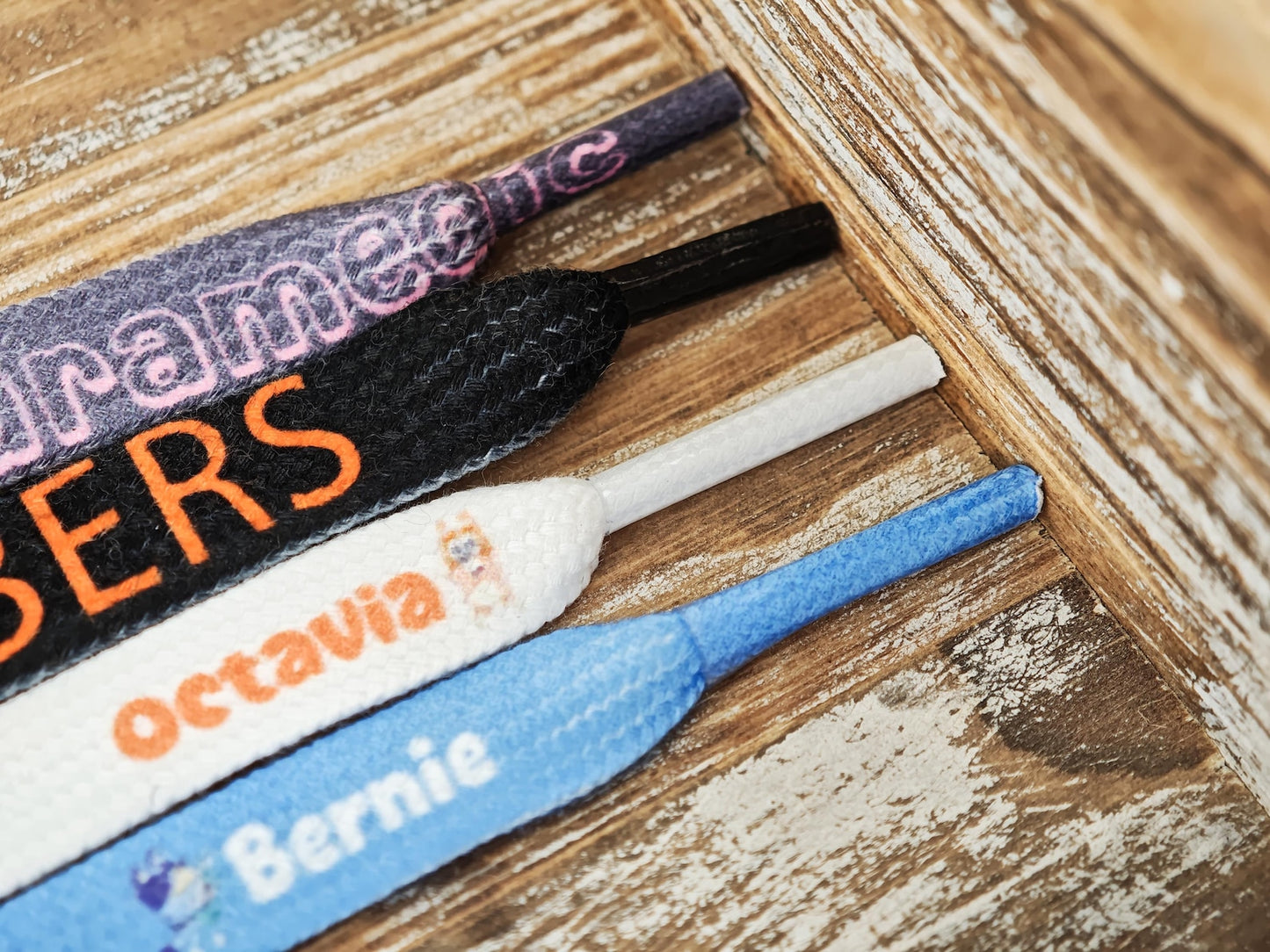 Personalized Shoelaces with Custom Text & Photo - Unique Gift for Shoe Lovers, Runners, Sneakerheads - Flat Printed Replacement Laces for Him Her