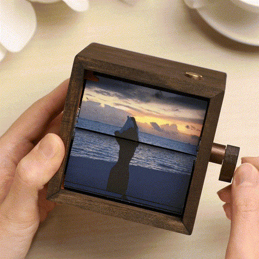 Personalized Motion Picture Frame - Upload Your Photos to Create a Hand-Cranked Flipbook Animation